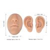 Silicone Ear Model Novice Simulated 3D Nose and Mouth Model Display Prop Teaching Tool for Piercing Practice (Medium Skin Color) view 4