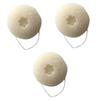 NOLITOY 3pcs Biodegradable Facial Cleansing Sponge Bamboo Face Scrubber for Body Exfoliation view 1