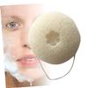 NOLITOY 3pcs Biodegradable Facial Cleansing Sponge Bamboo Face Scrubber for Body Exfoliation view 3