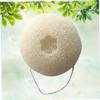 NOLITOY 3pcs Biodegradable Facial Cleansing Sponge Bamboo Face Scrubber for Body Exfoliation view 4