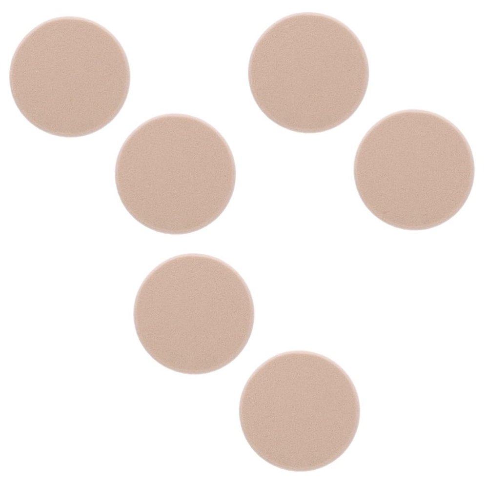 NOLITOY 6pcs Facial Powder Puff Sponges for Makeup Application Gentle Blending for Foundation Concealer More Versatile Dry Damp Use for Beauty Looks