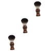FOMIYES 3pcs Beard Brush for Men Shaving Tool Beard Cleaning Kit Styling Brush Softener Professional Grooming Tool Nylon view 1