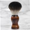 FOMIYES 3pcs Beard Brush for Men Shaving Tool Beard Cleaning Kit Styling Brush Softener Professional Grooming Tool Nylon view 3