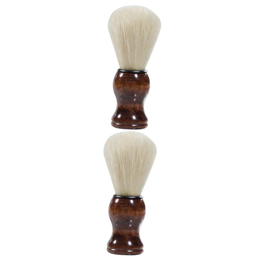 FOMIYES 2pcs Shaving Brush Beard Brush Comb Men Hair Bowl Beard Detangler for Men Cleaner Professional Skin-friendly Portable Styling