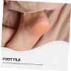 NOLITOY Foot File Glass Foot Scrubber Dead Skin Removal Tool Remover for Feet Foot Care Supply Sun Patterned Silicone view 3