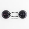 2 Pcs 42mm Large Ball Knockers Hair Ties Ponytail Holders Glow in the Dark Hair Accessories for Girls Kids Toddler (Neon) view 2