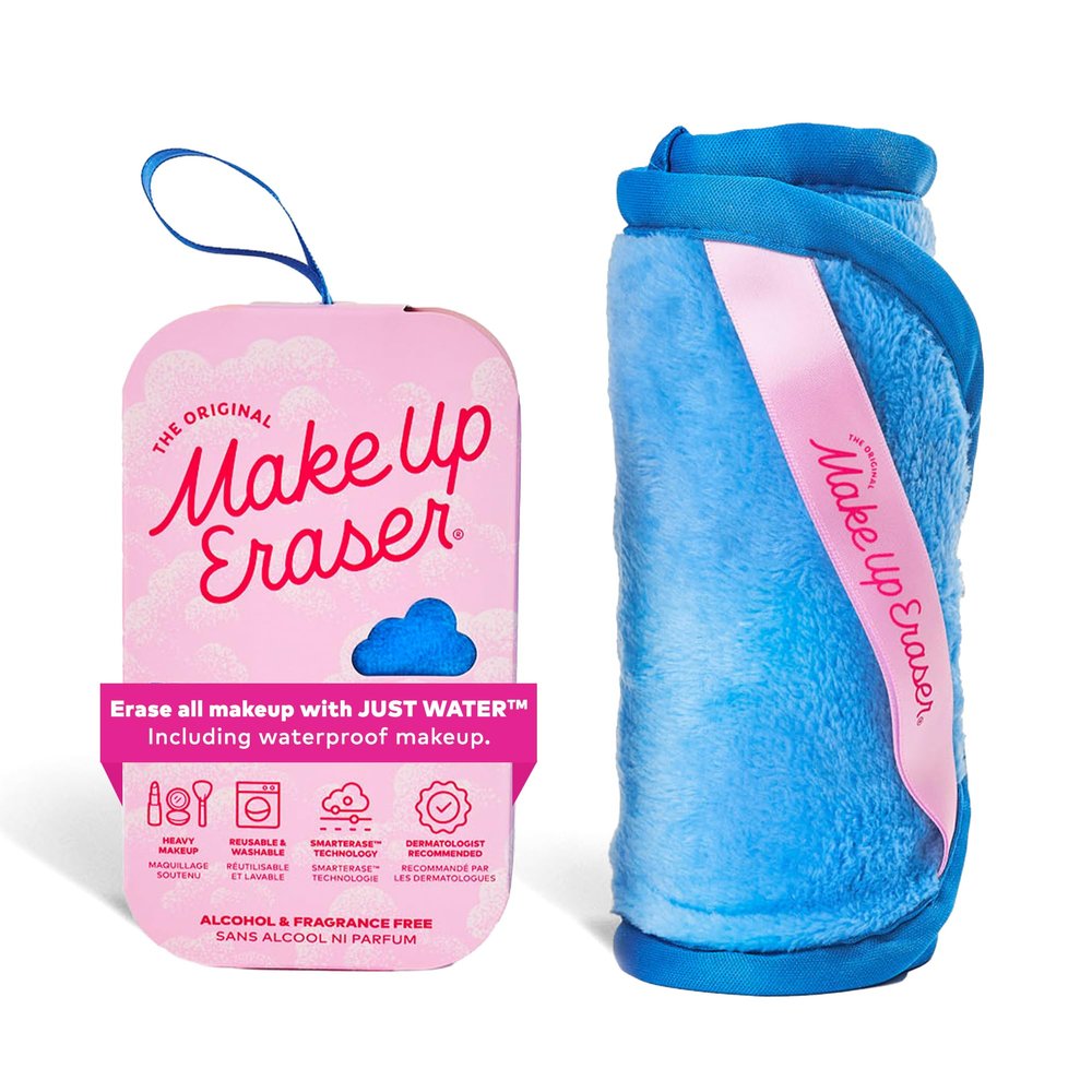The Original MakeUp Eraser PRO, Effortlessly Remove All Makeup Using Only Water, Including Waterproof Mascara, Eyeliner, Foundation, Lipstick, Sunscreen,and More! Berry Blue, 1ct