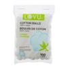 LOVU Jumbo Cotton Balls 2-Pack - 200 Count Total, Large Soft Cotton for Skincare & Crafts view 2