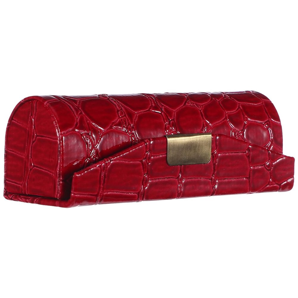 POPETPOP Lipstick Case with Mirror Portable Lipstick Holder for Purse Compact Storage for Lip Gloss Craftsmanship for Travel