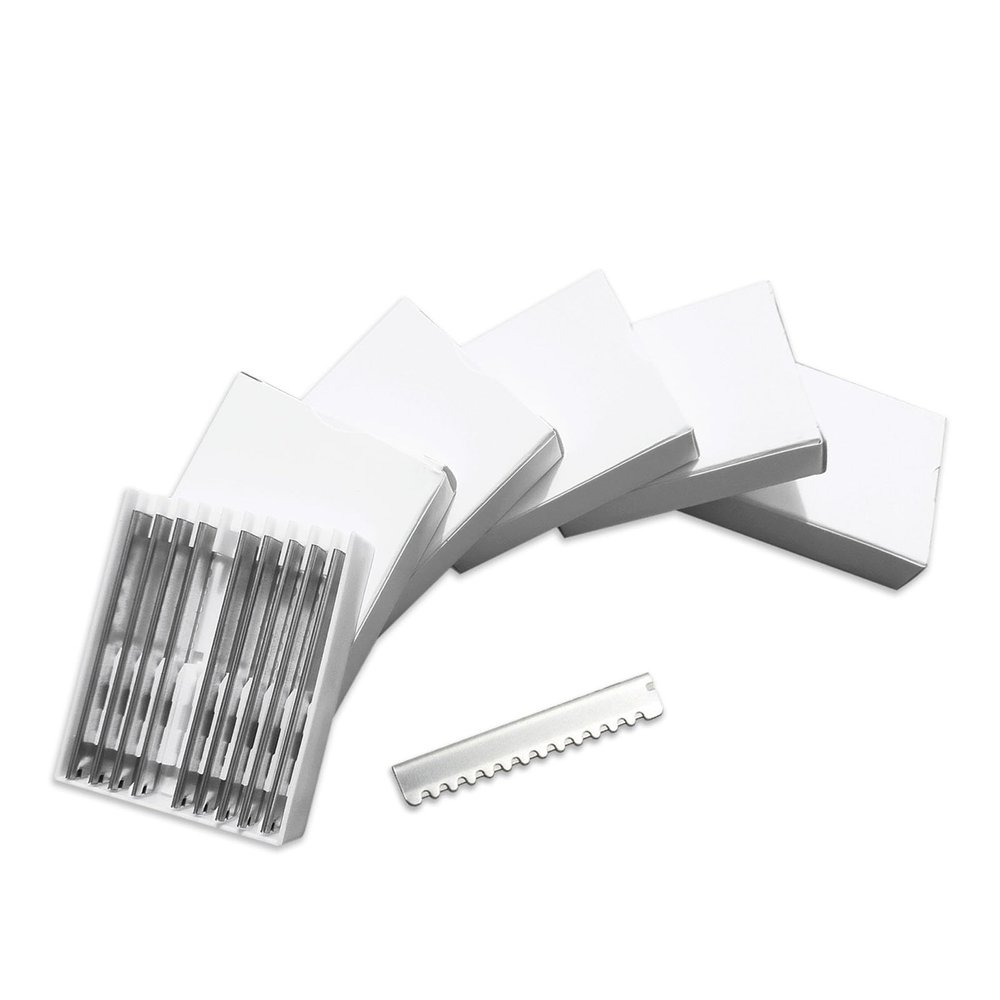 60 Blades Replaceable Hairdresser Razor Thinner Safety Straight Barber Razor Scissors Thinning Razor Hairdressing Hair Removal