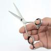 5.5/6.0" Professional Hair Cutting Scissors Kit for Men/Women Cutting for Salon/Barber/Home Hairdressing Scissors Japan Hair Cutting Shears Barber Hair Cut (Size : 5.5 inch) view 2