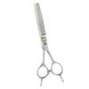 6" Barber Hairdressing Scissors Salon Hairdresser Straight Edge Razor Sharp Thinning Scissors Haircut Shears Professional Hair Cutting Tools (Size : Thinning) view 1