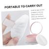 balacoo 2pcs Portable Powder Puff Case with Mirror Elastic Mesh Design for Loose Powder Makeup Travel-friendly Pink Container with Puff for Daily Use view 2