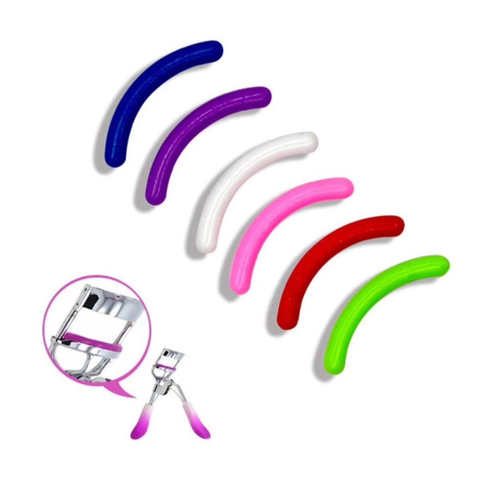 balacoo 100pcs Silicone Eyelash Curler Refill Pads for Professional Use Safe and Soft for Lash Curling Random Color