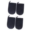 FOMIYES 4pcs Self Tanning Applicators Black Tanning Mitts for Even Application of Soft and Comfortable for Men and Women view 1