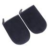 FOMIYES 4pcs Self Tanning Applicators Black Tanning Mitts for Even Application of Soft and Comfortable for Men and Women view 4