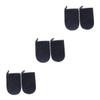 FOMIYES 6pcs Self Tanning Applicator Mitts Black Self Tanning Gloves for Even Application Comfortable Lint Material for Streak Finish view 1