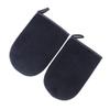 FOMIYES 6pcs Self Tanning Applicator Mitts Black Self Tanning Gloves for Even Application Comfortable Lint Material for Streak Finish view 3