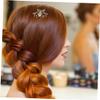 NOLITOY 4pcs Elegant Vintage Bee Hair Comb Bridal Wedding Party Banquet Headwear Accessory view 4