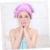 NOLITOY Shower Cap for Women Satin Lined Dry Hair Bonnet Super Absorbent Fast Drying Hair Towel for Long view 4