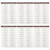NOLITOY 6pcs Eyebrow Stickers for Effortless Makeup Eyebrow Tattoos for Natural-looking Brows Easy Application for Sparse Over-plucked for -ups and Everyday Use view 1