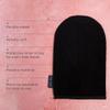 Lucy Bee Self Tanning Mitt for Body Self Tanners, Premium Reusable Double-Sided Velvety Soft Applicator, Streak-Free Natural Tan, Stain-Free Hands, Washable Black Mitt in FSC Cardboard Packaging view 3