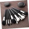 NOLITOY Makeup Brush Set 11 Pcs Professional Goat Hair Makeup Brush Kit Wooden Handle for Women Concealer Blush Eye Shadows view 4