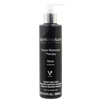 abril et nature - Professional Mask Molecular Therapy - For Damaged, Overprocessed, or Aging Hair - Restructures, Repairs, and Fills the Hair Fiber - Nourishing and Hydrating - Vegan - 200 ml