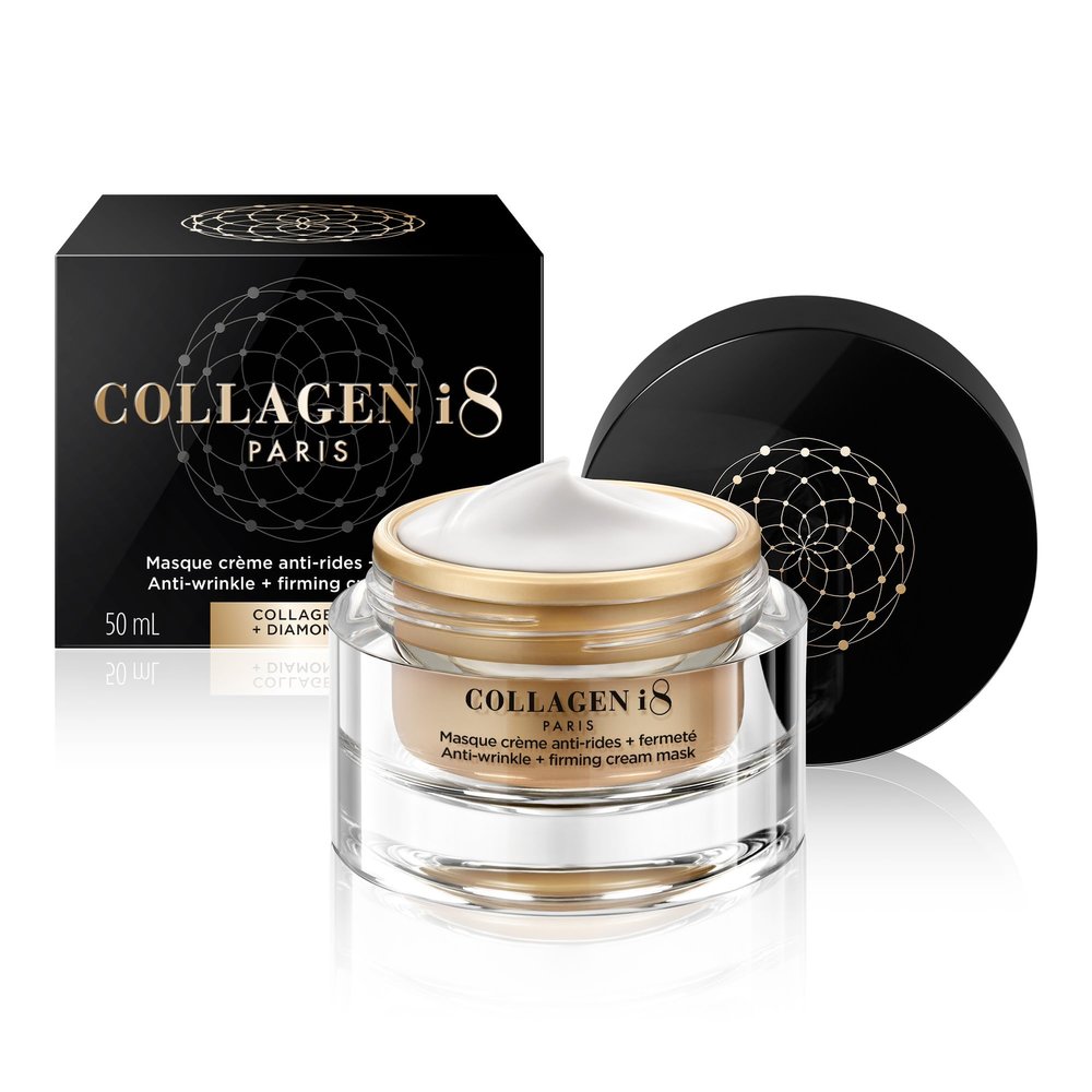 Collagen i8 - Hydrating anti-wrinkle cream mask - Collagen + Diamond - 1.7 oz