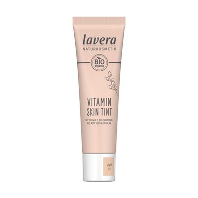 lavera Vitamin Skin Tint Light 01 - Foundation for a fresh complexion - conceals fine imperfections - perfects the skin - natural finish - vegan - natural cosmetics - 30 ml