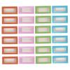 NOLITOY 24pcs Empty False Eyelash Storage Box Window Lightweight Lash Organizer for Easy Viewing and Travel Includes Each of Colors view 1