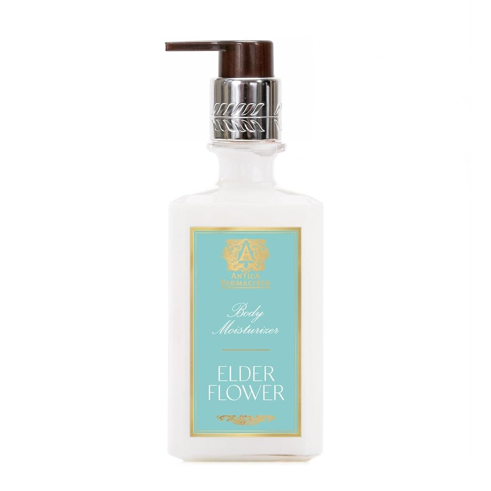 Antica Farmacista Body Moisturizer - Scented Moisturizing Lotion with Aloe Vera, Green Tea & Sweet Almond Oil - Luxury Gift for Any Occasion - Elderflower, 10 fl oz