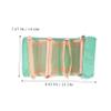 1pc Roll Makeup Storage Bag Travel Makeup Bag Roll- up Cosmetic Bag Travel Organizer Miss Container, Green, 22X19X4CM view 2