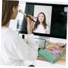 1pc Roll Makeup Storage Bag Travel Makeup Bag Roll- up Cosmetic Bag Travel Organizer Miss Container, Green, 22X19X4CM view 3