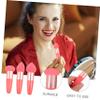 NOLITOY 3pcs Makeup Pens Set for Women Mushroom Heart and Angled Makeup Tools for Easy Application Versatile Cosmetic Accessories for Blending and Touch-ups Watermelon Red view 3