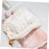FOYTOKI 4pcs Soap Net Pouches for Foaming and Drying Cotton Linen Drawstring Soap Bags for Home Bathing and Storage Clip view 2