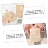 FOYTOKI 4pcs Soap Net Pouches for Foaming and Drying Cotton Linen Drawstring Soap Bags for Home Bathing and Storage Clip view 4