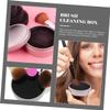 DOITOOL Makeup Brush Cleaning Box Set 5pcs Brush Cleaner Sponges Safe Efficient Compact for Travel view 4