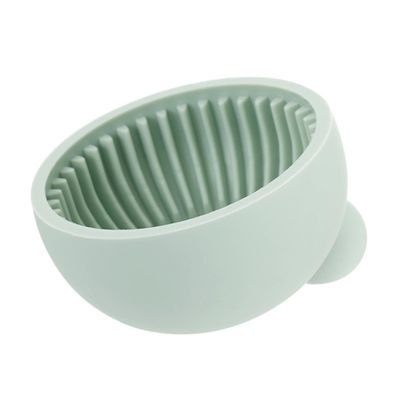 DOITOOL of Makeup Brush Makeup Tray Make up Sponge Cleaner Purple Wigs for Women Brush Scrubber Pad Makeup Sponge Cleaner Cosmetic Brush Japanese-style, 6.50X6.50X5.00CM, Green