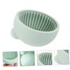 DOITOOL of Makeup Brush Makeup Tray Make up Sponge Cleaner Purple Wigs for Women Brush Scrubber Pad Makeup Sponge Cleaner Cosmetic Brush Japanese-style, 6.50X6.50X5.00CM, Green view 2