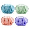 balacoo 4pcs Women Hair Protective Bathing Cap Bath Cap Shower Head Coverings for Women Reusable Hat view 1