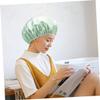 balacoo 4pcs Women Hair Protective Bathing Cap Bath Cap Shower Head Coverings for Women Reusable Hat view 3