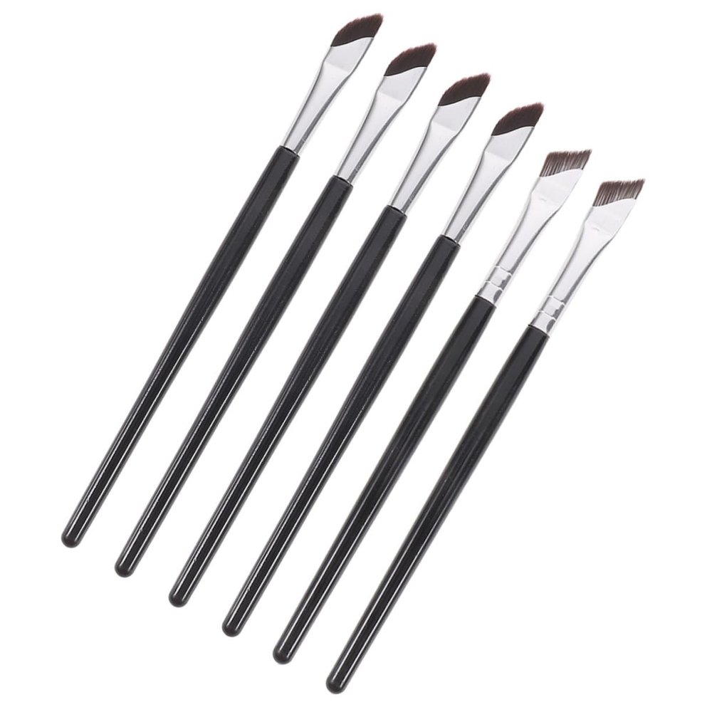 balacoo Professional Makeup Brush Sickle Eyeshadow Brush Angled Eyeliner Brow Concealer Tools