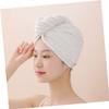 DOITOOL 2pcs Supple Hair Drying Hat Super Absorbent Hair Towel Wraps Quick Drying Bath Towels and view 4