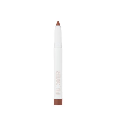 FLOWER BEAUTY By Drew Barrymore Scribble Stick Lip Liner + Eyeliner - Smooth Application + Blendable - 2-in-1 Lip + Eye Liner (Caramel)