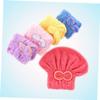 Beatifufu 5Pcs Fleece Dry Hair Hat Thickening Bowknot Double Sided Fast Drying Cap Super Absorbent Hair Towel Turban for Women Cute Bath Shower Hair Accessories view 2