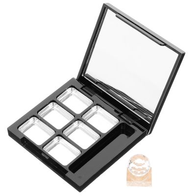 FOMIYES Empty Eyeshadow Pallet Makeup Organizer Small Powder Container Travel-friendly Diy Kit