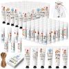 Dimsile 48 Set Appreciation Teacher Gifts Bulk Lip Balm Hand Cream Thank You Gift with Cards Organza Bags Travel Size Moisturizing Hand Lotion for Back to School Appreciation Teacher Gifts view 1