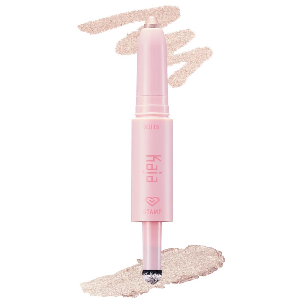 Kaja Eyeshadow - Wink Dazzle 01 Ice Illusion (Shimmer) | Glitter, Smudge Proof, Creamy Formula, Vegan, Cruelty-Free, Creamy, Blendable, High Pigmentation Shimmer Stick, Long Lasting, Waterproof