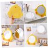 DOITOOL Makeup Mirrors 2 Pack Portable Compact Mirror for Car Student Home Dual Use Design High Definition Mirror Stable Base Tabletop or Wall Hanging view 3